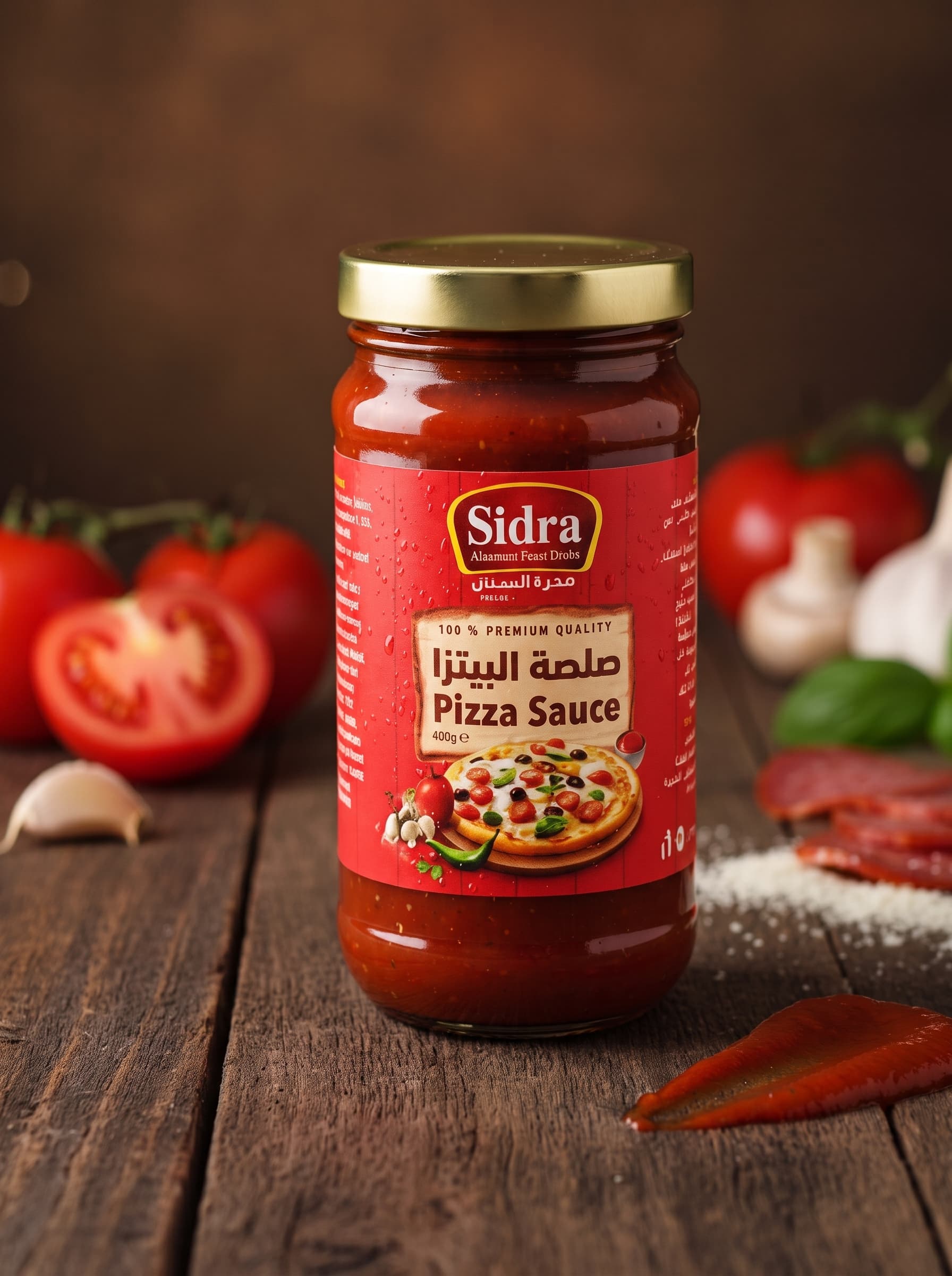 Sidra pizza sauce jar